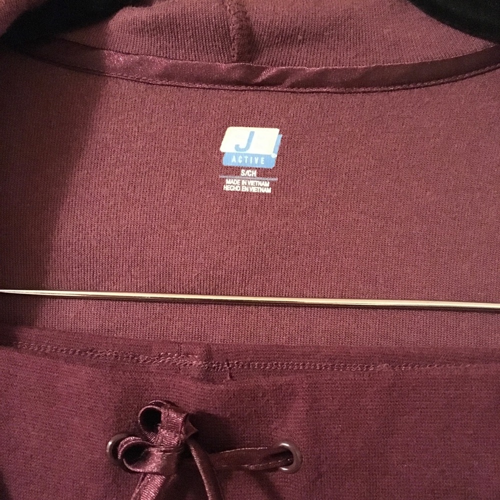St. John's Bay purple Velour active wear suit S - Picture 5 of 5